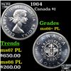 1964 Canada Dollar $1 Grades GEM++ PL