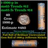 Image 1 : Shotgun Jefferson 5c roll, 1996-p 40 pcs Vintage Bank Wrapper