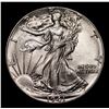 Image 2 : 1941-p Walking Liberty Half Dollar 50c Grades Select+ Unc