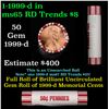 Image 1 : Shotgun Lincoln 1c roll, 1999-d 50 pcs Steel-Strong Wrapper.