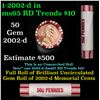 Image 1 : Shotgun Lincoln 1c roll, 2002-d 50 pcs Steel-Strong Wrapper.