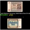 Image 1 : 1922 Weimar Germany 5000 Mark Note P# 81D Grades xf