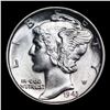 Image 2 : 1943-d Mercury Dime 10c Grades GEM+ FSB