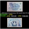 Image 1 : 1908 Imperial germany 100 mark Note P# 34 Grades vf++
