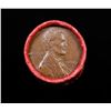 Image 2 : Mixed small cents 1c orig shotgun roll, 1951-p Lincoln Cent, Wheat Cent other end, Coca Cola Brandt 