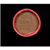 Image 3 : Mixed small cents 1c orig shotgun roll, 1951-p Lincoln Cent, Wheat Cent other end, Coca Cola Brandt 