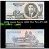 Image 1 : 2002 Upper Korea 1,000 Won Note P# 45B Grades Gem+ CU
