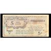 Image 2 : 1946 U.S. Military Payment 5 Cents Note P# M1A Grades vf+