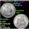 ***Auction Highlight*** 1875-cc Trade Dollar $1 Grades xf+ (fc)