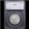 Image 4 : ***Auction Highlight*** 1871-p Seated Half Dollar 50c Graded ms64+ By SEGS (fc)