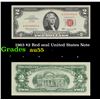 1963 $2 Red seal United States Note Grades Choice AU