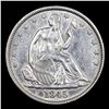 Image 2 : ***Auction Highlight*** 1845-p Seated Half Dollar 50c Graded Select Unc BY USCG (fc)