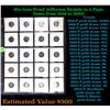 Image 1 : Huge Liifetime Collection - Too Many Coins To Auction Individually - This Lot is For One Page of 20 