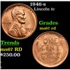 1946-s Lincoln Cent 1c Grades GEM++ Unc RD
