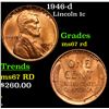 Image 1 : 1946-d Lincoln Cent 1c Grades GEM++ Unc RD