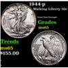1944-p Walking Liberty Half Dollar 50c Grades GEM Unc