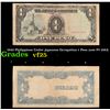 1943 Philippines Under japanese Occupation 1 Peso note P# 109A Grades vf+