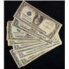 Image 2 : Set of 9 1935 A-h $1 Blue seal Note Grades xf/AU