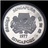 Image 2 : 1976 Singapore $10 Silver Proof Mintage of only 10,000 for this proof! Grades GEM++ Proof Deep Cameo
