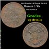 1915 Russia 1/2 Kopek Y# 48.2 Grades vg details