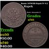 Russia 1879??? Kopek Y# 9.2 Grades xf+
