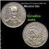 1964 Mexico 25 Centavos KM# 444 Grades Choice Unc