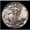 Image 2 : 1941-p Walking Liberty Half Dollar 50c Grades Choice Unc