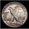 Image 3 : 1941-p Walking Liberty Half Dollar 50c Grades Choice Unc
