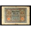 Image 2 : 1920 Weimar Germany 100 Mark Note P# 69A Grades vf+