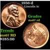 Image 1 : 1956-d Lincoln Cent 1c Grades GEM++ Unc RD