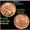 Image 1 : 1944-s Lincoln Cent 1c Grades GEM++ Unc RD