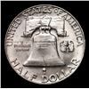 Image 3 : 1953-d Franklin Half Dollar 50c Grades Select Unc FBL