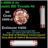Image 1 : Shotgun Lincoln 1c roll, 1999-d 50 pcs Steel-Strong Wrapper.