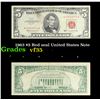 Image 1 : 1963 $5 Red seal United States Note Grades vf++