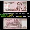 Image 1 : 2009 Upper Korea 5,000 Won Note P# 66s Grades Gem CU