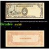 Image 1 : 1943 Philippines Under Japanese Occupation 5 Peso Note P# 110A Grades Choice AU/BU Slider