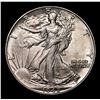 Image 2 : 1942-p Walking Liberty Half Dollar 50c Grades Select Unc