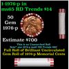 Image 1 : Shotgun Lincoln 1c roll, 1976-p 50 pcs Steel-Strong Wrapper.