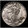 Image 2 : 1942-p Walking Liberty Half Dollar 50c Grades Select Unc