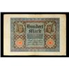Image 2 : 1920 Weimar Germany 100 Mark Note P# 69A Grades vf+