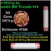 Image 1 : Shotgun Lincoln 1c roll, 1973-p 50 pcs Steel-Strong Wrapper.