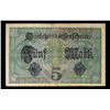 Image 2 : 1917 Imperial Germany 5 Mark Note P# 56A Grades vf+