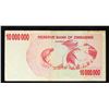 Image 2 : 2008 Zimbabwe 10 Million Dollars Note P#  55A Grades vf++