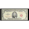 Image 2 : 1963 $5 Red seal United States Note Grades vf++