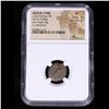 Image 2 : NGC Aeolis,Cyme c.3rd Century BC AE16(2.88g) obv eagle stg. rv oinochoe Graded VF By NGC