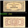 Image 1 : 1942 Philippines Under Japanese Occupation 10 Centavos Note P# 104A Grades vf+