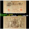 Image 1 : 1910 Imperial Germany 1,000 mark Note P# 44B Grades Choice AU/BU Slider