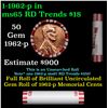 Image 1 : Shotgun Lincoln 1c roll, 1962-p 50 pcs Steel-Strong Wrapper.