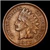 Image 2 : 1907 Indian Cent 1c Grades xf+