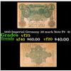 Image 1 : 1910 Imperial Germany 20 mark Note P#  41 Grades vf+